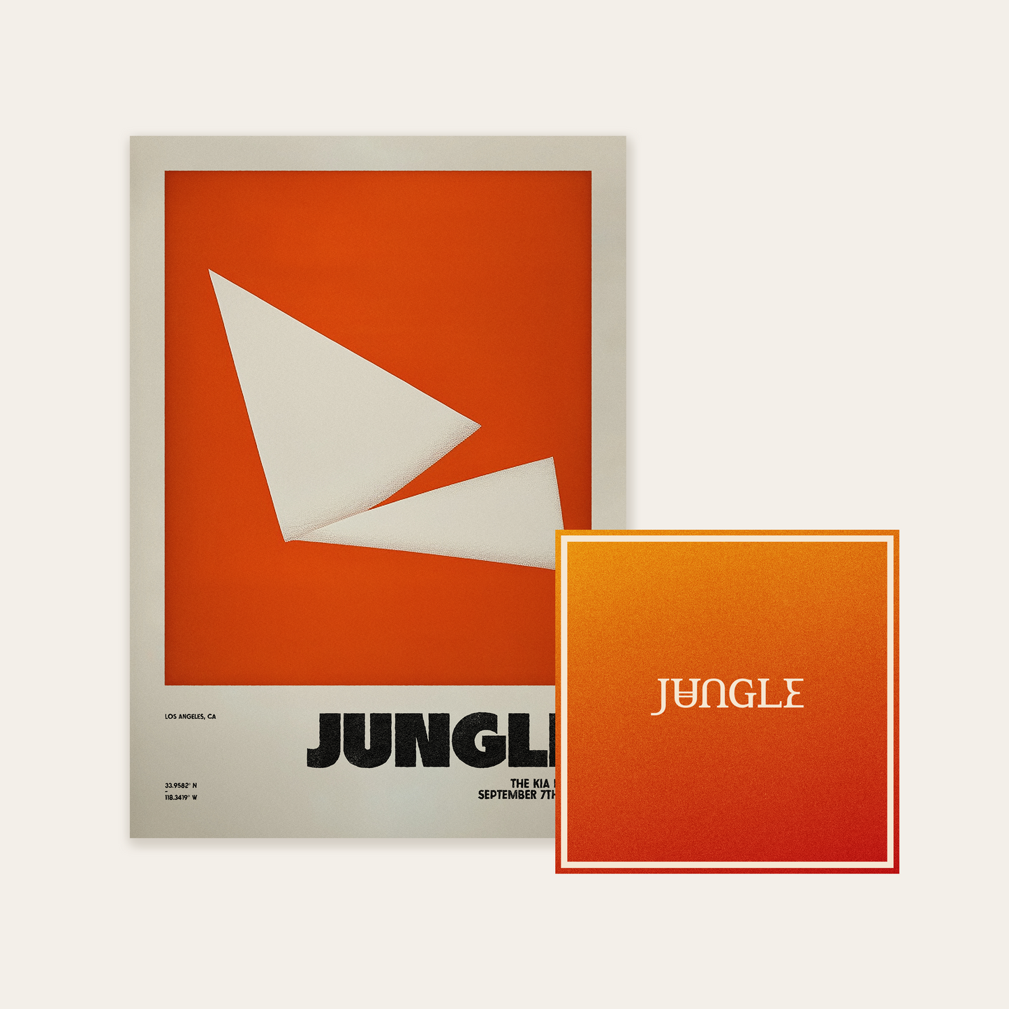 Jungle at The Kia Forum, Los Angeles A2 Poster + MP3
