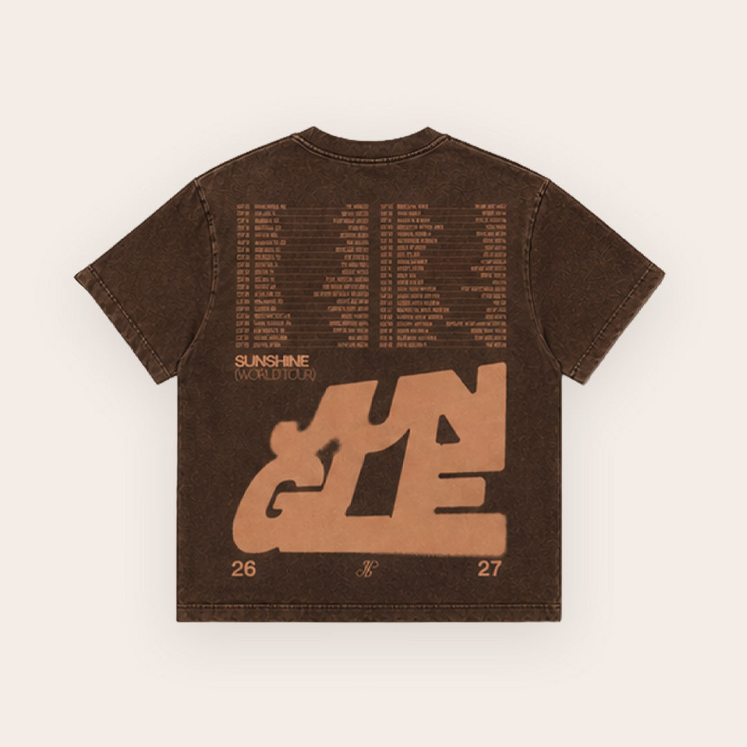 Sunshine World Tour Vintage Brown T-shirt