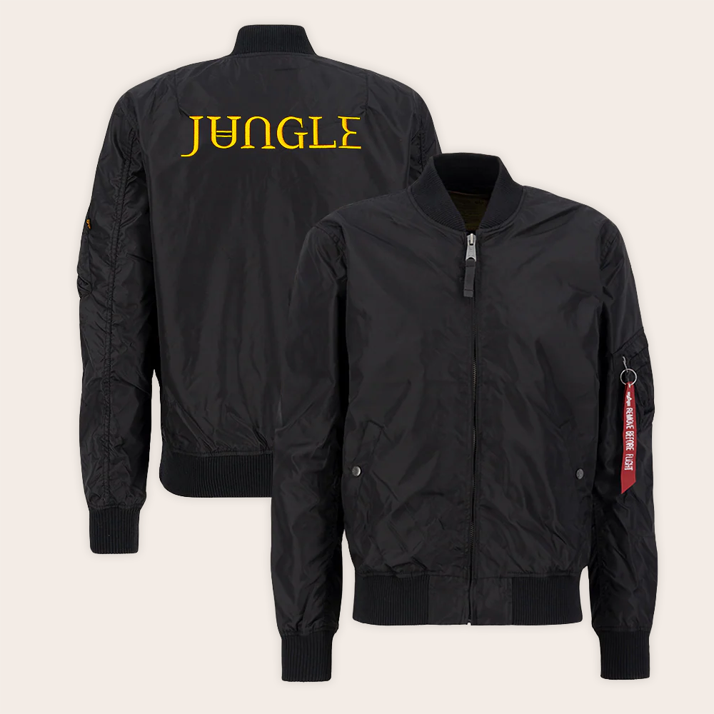 Embroidered Jungle Alpha Industries MA-1 TT Bomber Jacket – Jungle