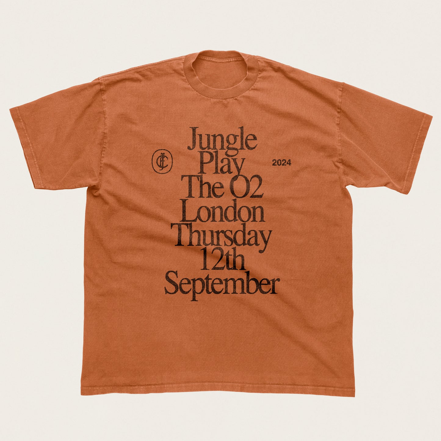 London O2 T-Shirt 2024 - Copper