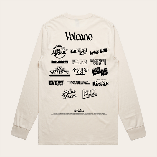 Jungle Cream Hella Logos Long Sleeve T-shirt