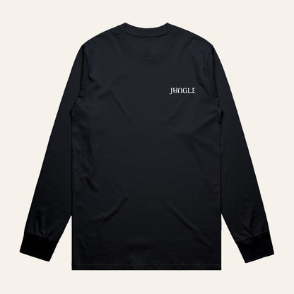 Black Vinyl + Black Hella Logos L/S T-shirt