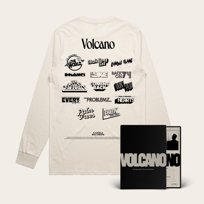 Volcano CD/DVD + Hella Logos Cream T-Shirt