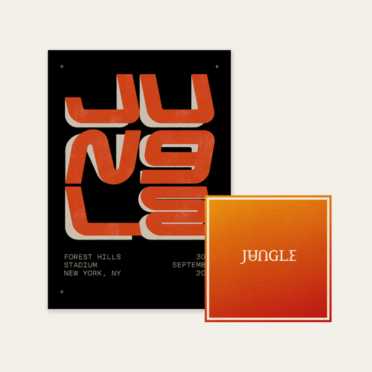 Jungle at Forest Hills Stadium, New York A2 Poster + MP3