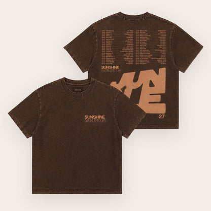 Sunshine World Tour Vintage Brown T-shirt