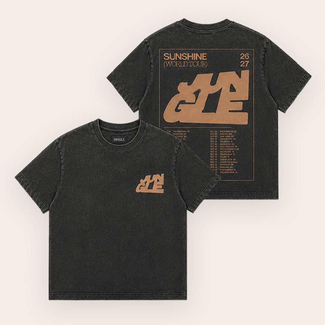 Sunshine World Tour Vintage Black T-shirt