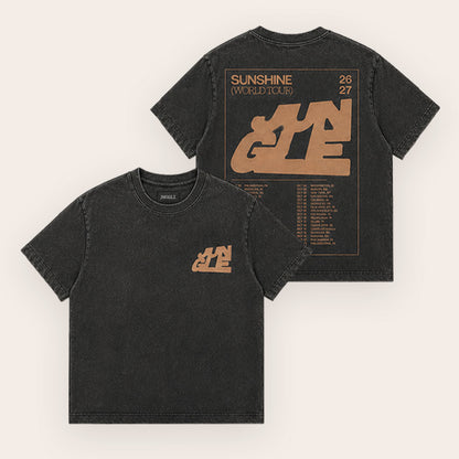 Sunshine World Tour Vintage Black T-shirt