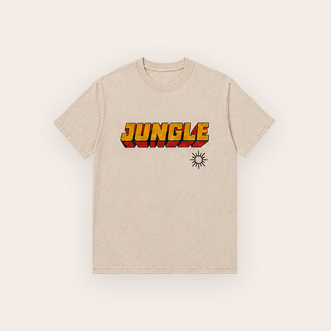 Jungle Sun 3D Natural T-shirt