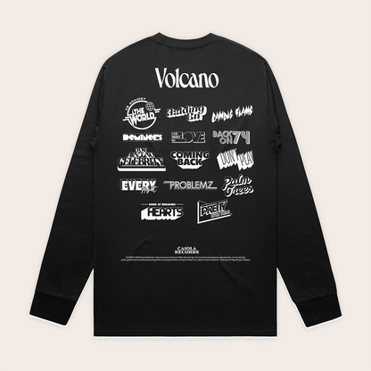 Jungle Black Hella Logos Long Sleeve T-shirt