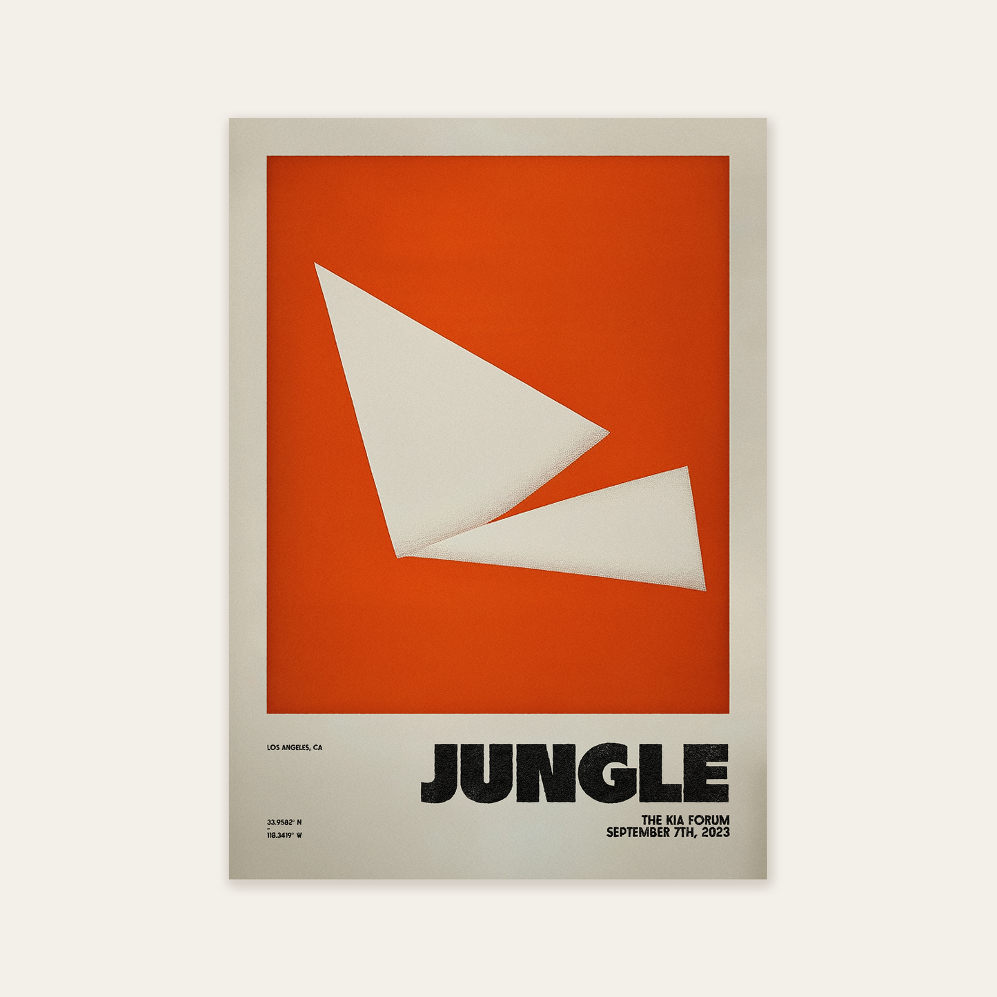 Jungle at The Kia Forum, Los Angeles A2 Poster + MP3
